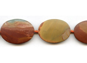 Matte Landscape Jasper 27-30x Flat Oval