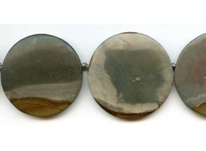 Matte Landscape Jasper 35-40x Dime