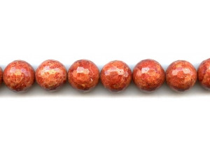 Sponge Coral 16mm Faceted Round