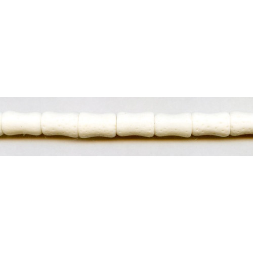 511-1313 White Sponge Coral <br>10x15 Bone Tube