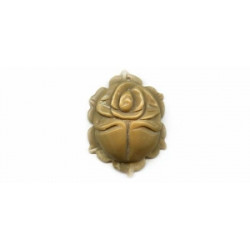 Bamboo Coral 43x33 Flower Pendant