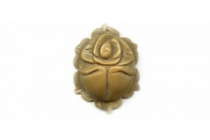 Bamboo Coral 43x33 Flower Pendant