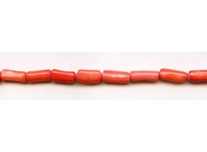 Dyed Coral 4-5x Bamboo Tube