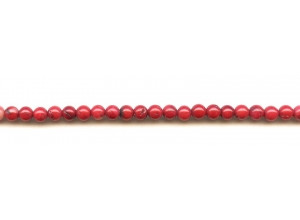 Dyed Coral 5mm Round