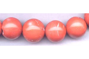 Dyed Coral 16-28mm Round