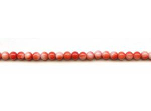 Dyed Coral 5mm Round