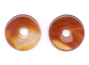 Carnelian 40mm Donut Pie