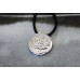 084-0011 Sterling Silver <br>24mm Rose Pendant