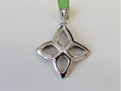 Sterling Silver 39x39 Pendant