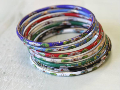 Cloisonne 4mm Bangle