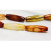 100-0666 Natural Carnelian <br>16x55 Barrel Oval