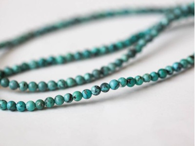 Chinese Turquoise 3mm Round