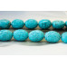 107-0041 Imitation Turquoise <br>18x25 Carved oval