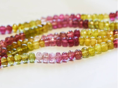 Tourmaline 6mm Faceted Rondell