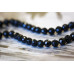 111-2190 Black Tourmaline <br>7-7.5mm Faceted Round