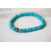 112-3098 Chinese Turquoise <br>6mm Rondelle Bracelet