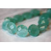 118-1122 Green Fluorite <br>23mm Faceted Coin