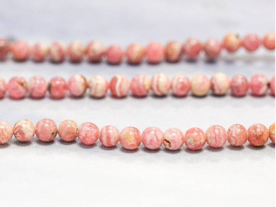 Rhodochrosite 4mm Round