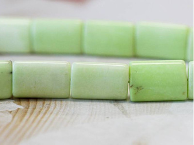 Lemon Chrysoprase 13x18 Flat Tube