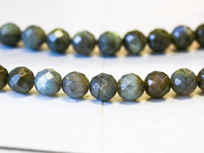 Labradorite 12mm Faceted Round