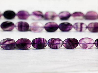 Fluorite 10x14 Faceted Flat Oval