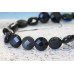 127-1042 Rainbow Obsidian <br>16mm Faceted Coin