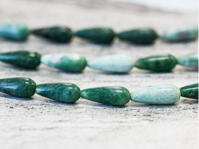 African Jade 6x16 Teardrop