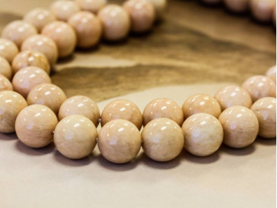 White Amazonite 14mm Round