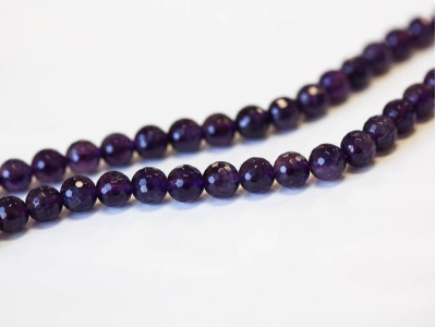 Amethyst 6mm Faceted Round