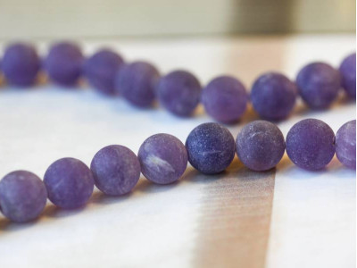 Matte Amethyst 10mm Round