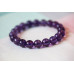 134-2711 Amethyst <br>9mm Round Bracelet