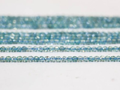 Blue Apatite 2mm Faceted Round