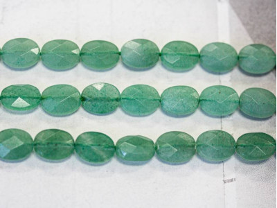 Aventurine 8x10 Faceted Flat Oval