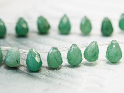 Aventurine 7x10 Teardrop Briolette