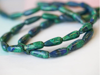 Azurite Malachite 6x16 Teardrop