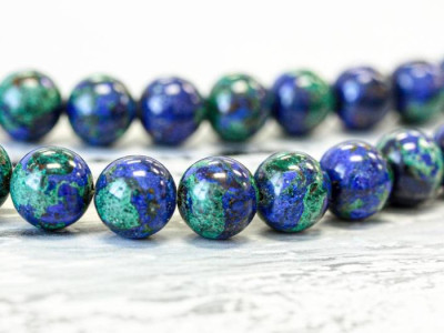 Azurite Malachite 12mm Round