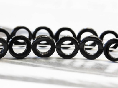 Black Onyx 12mm Donut