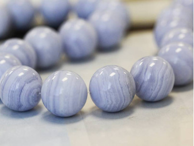 Blue Lace Agate 20mm Round