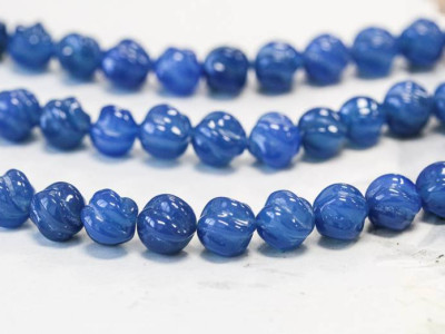 Blue Onyx 10mm S-Corrugated Round