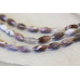 150-1054 Botswana Agate <br>6x12 Faceted Oval Rice