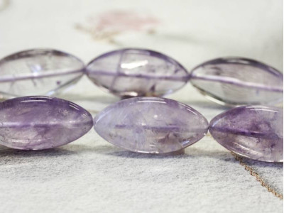 Cape Amethyst 20x40 Puffy Flat Marquise