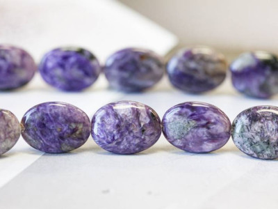 Charoite 15x20 Flat Oval