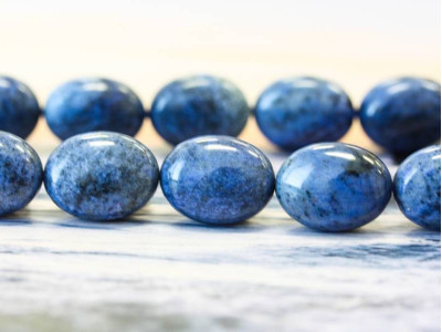 Dumortierite 15x20 Oval Pebble