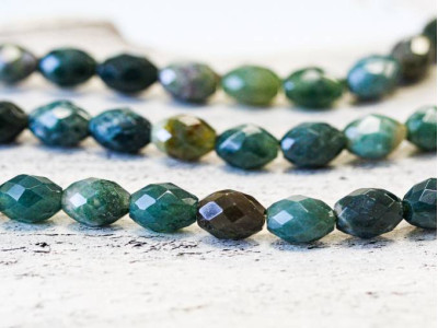 Fancy Jasper 7x10 Faceted Oval Rice