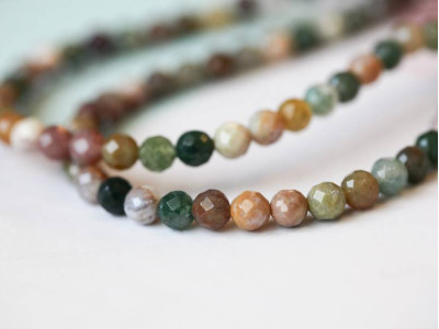 Fancy Jasper 6mm Faceted Round