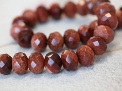 Goldstone 16mm Faceted Rondell