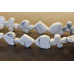 169-1062 White Howlite <br>16-17mm Poker Suits