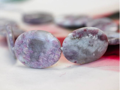 Lepidolite 27x37 Flat Oval