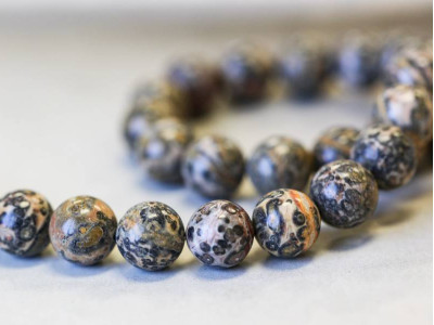 Leopard Skin Jasper 10mm Round