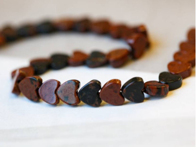 Mahogany Obsidian 7mm Heart